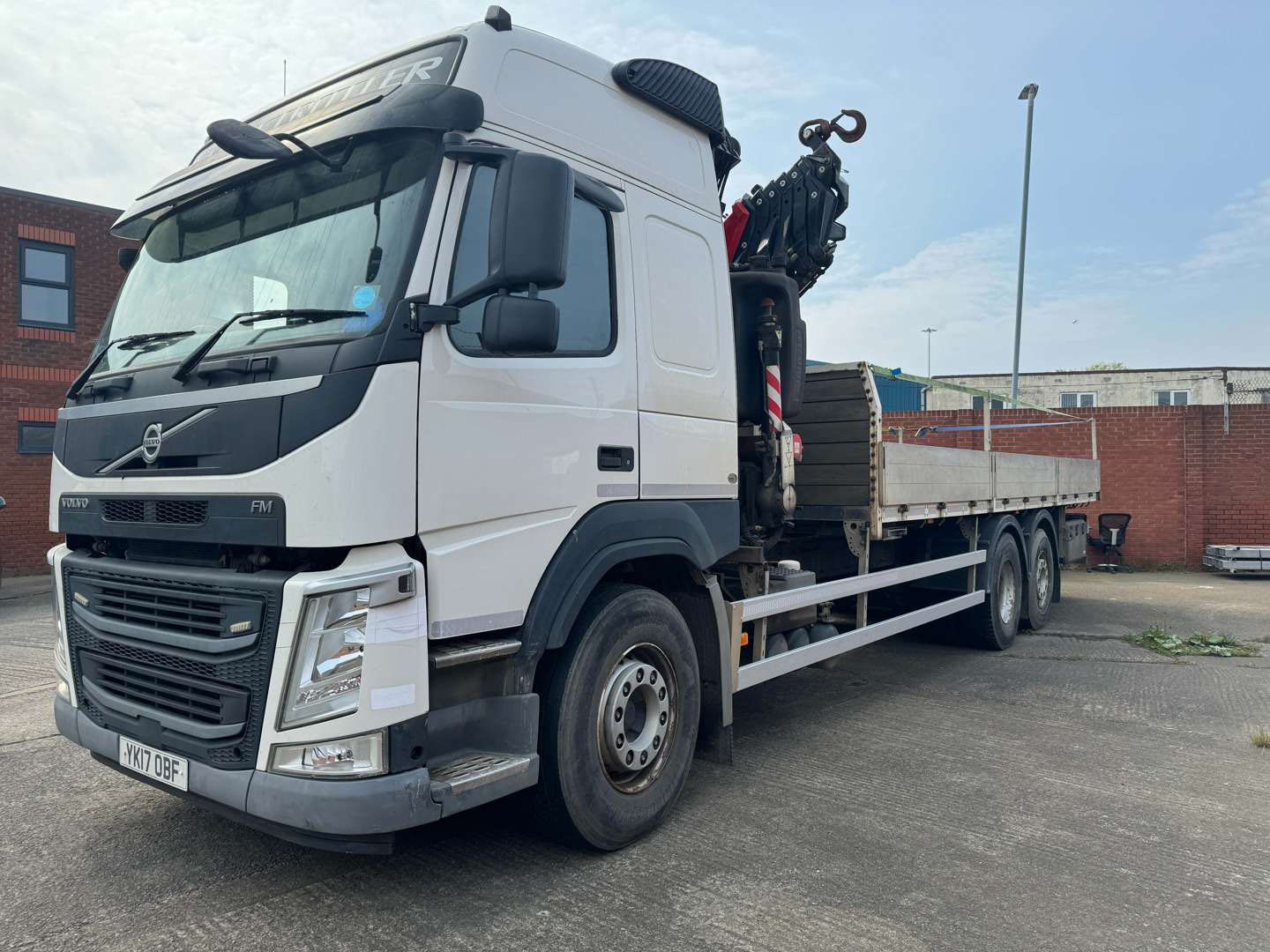 2017 Volvo FM Euro 6 26-tonne Flatbed Rigid Truck Asset Dipsosal